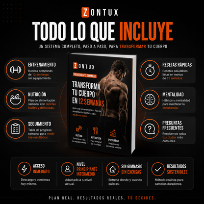 Transforma tu cuerpo en 12 semanas