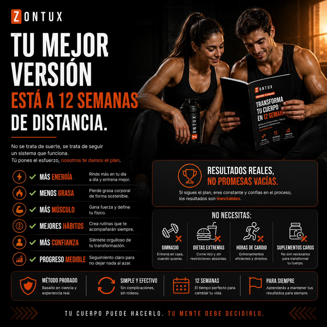 Transforma tu cuerpo en 12 semanas
